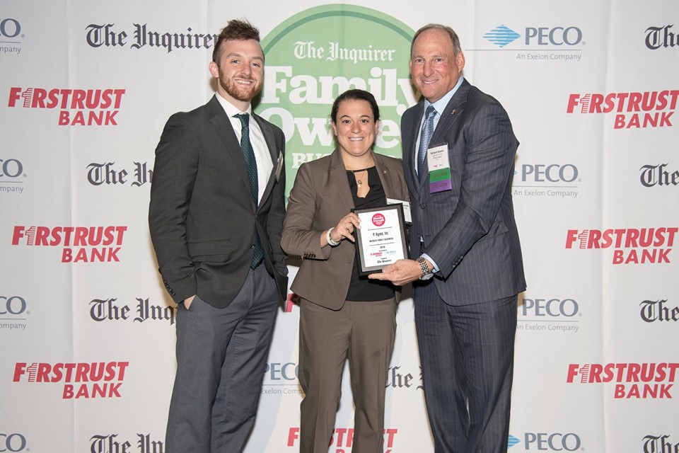 P. Agnes Receives Philadelphia Inquirer’s 2019 Mid-Sized Family-Owned Business Award