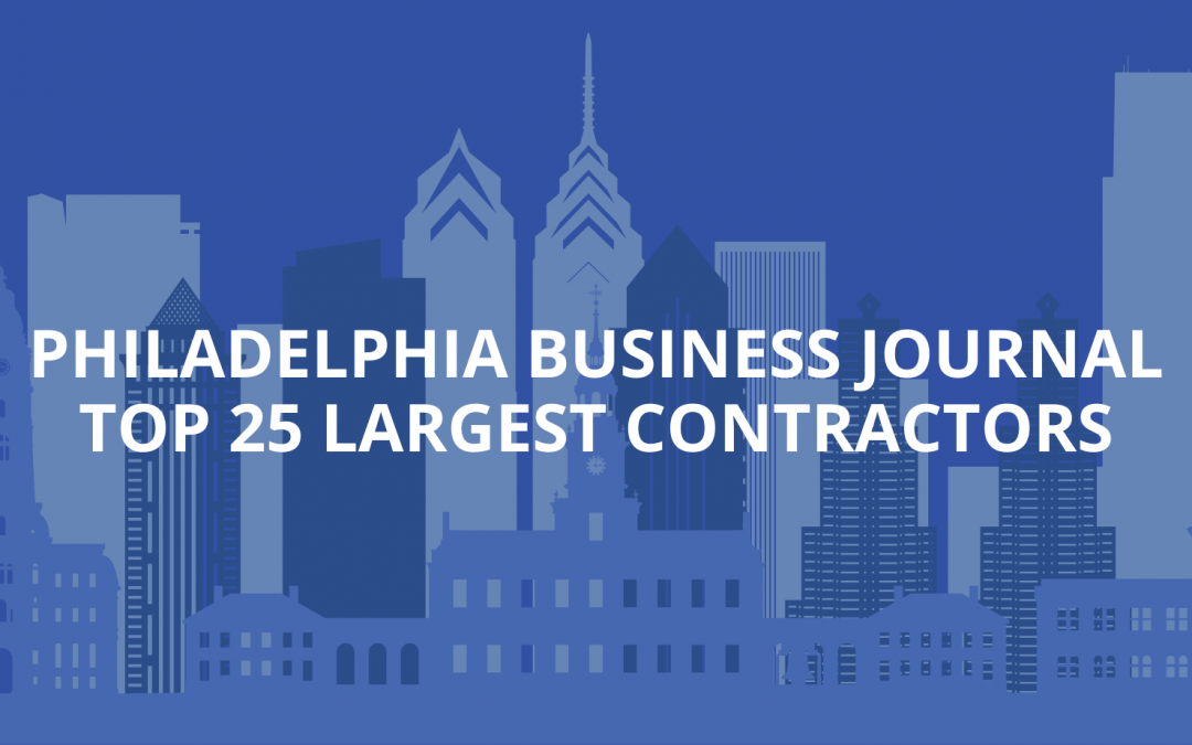P. Agnes ranked 7th Largest Contractor in Greater Philadelphia by the Philadelphia Business Journal