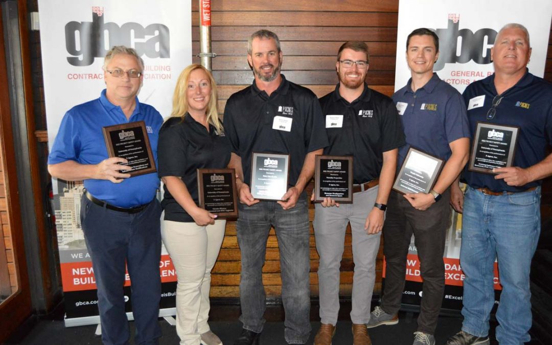 P. Agnes recognized for safety success with six Project Safety Awards from the General Building Contractors Association