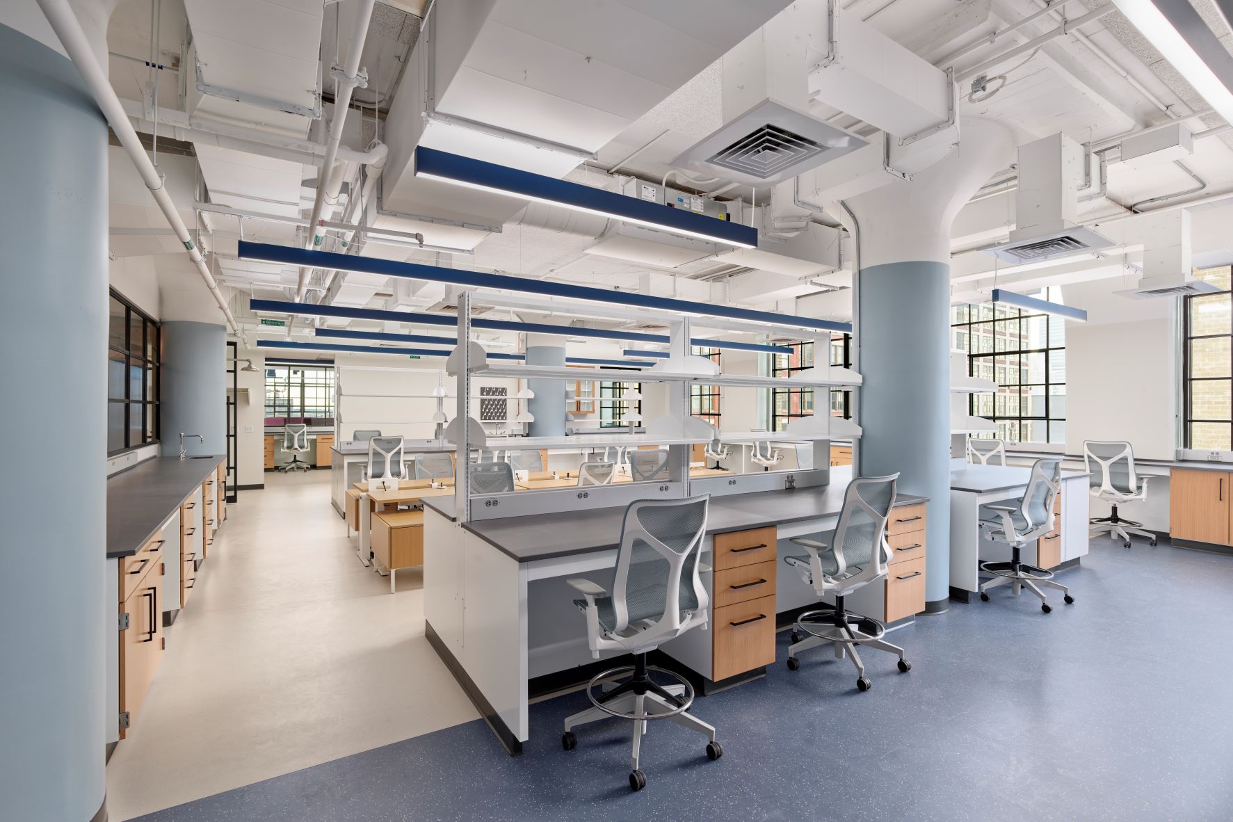 Interior of Biomeme Laboratory